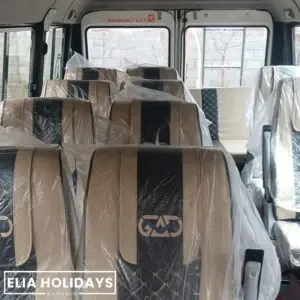 14 Seater Tempo Traveller in Kashmir , Online tempo traveller from Katra , Gulmarg , Sonmarg , Pahalgam