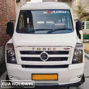 14 Seater Tempo Traveller in Kashmir , Online tempo traveller from Katra , Gulmarg , Sonmarg , Pahalgam