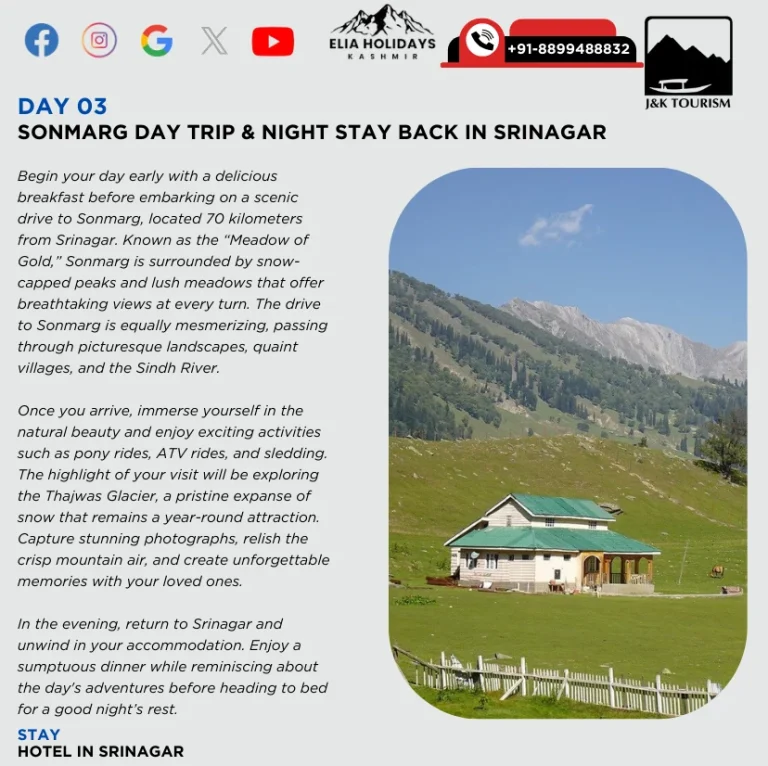 7 days 6 nights kashmir trip , online 7 days 6 nights kashmir tour . kashmir tour package for Srinagar , Sonmarg , Gulmarg , Pahalgam ... book online 6 nights and 7 nights kashmir tour