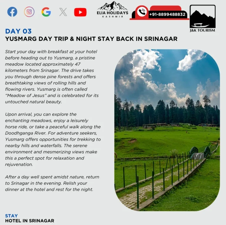 8 days 7 nights kashmir trip , book online 8 days 7 nights kashmir itinerarry. Affordable 8 days 7 nights kashmir tirp. Srinagar , gulmarg , sonmarg , pahalgam (3)