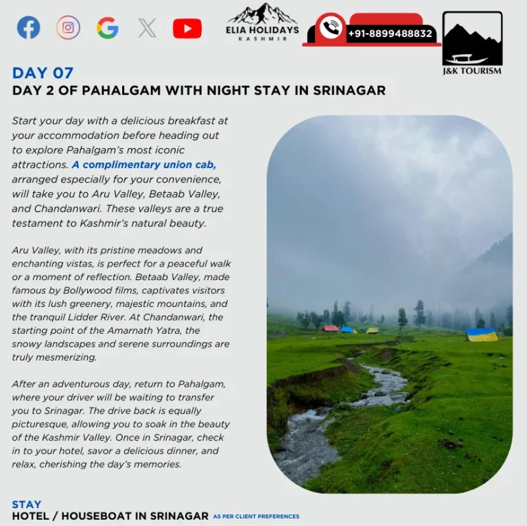 8 days 7 nights kashmir trip , book online 8 days 7 nights kashmir itinerarry. Affordable 8 days 7 nights kashmir tirp. Srinagar , gulmarg , sonmarg , pahalgam (4)
