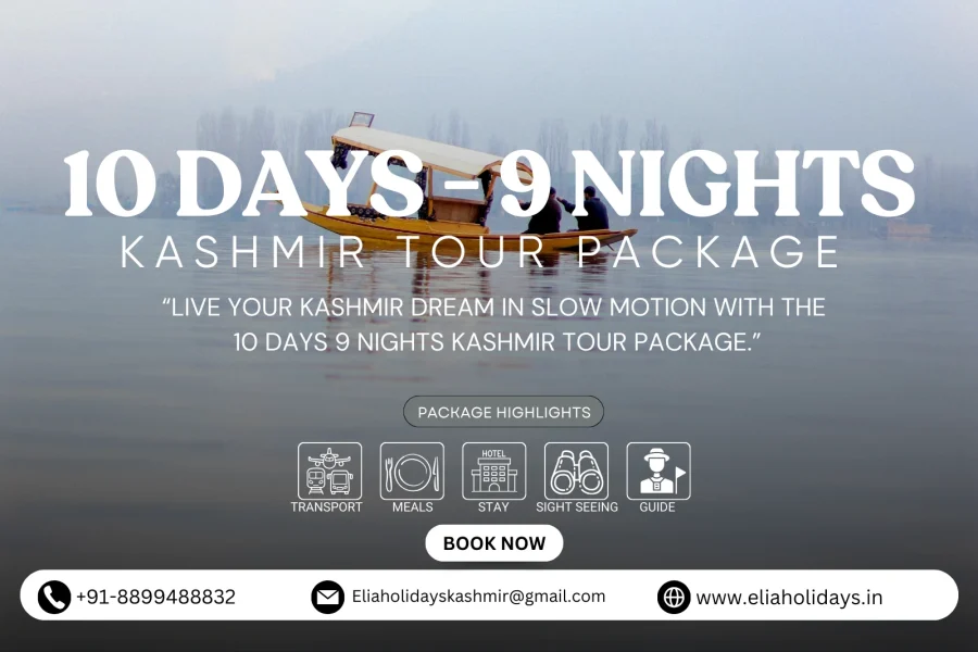 10 days 09 nights kashmir tour package , book 10 days 09 nights kashmir trip. Pre-book 10 days 09 nights kashmir itinerary easily online