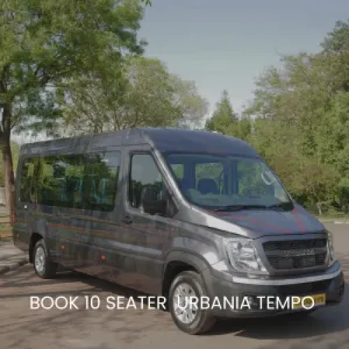 Book 10 seater urbania tempo in kashmir , online 10 seater urbania taxi in kashmir. Urbania tempo for kashmir tour. Best urbania tempo service in kashmir