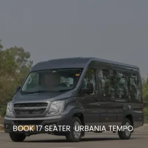 Book 17 seater urbania tempo in kashmir , online 17 seater urbania taxi in kashmir. Urbania tempo for kashmir tour. Best urbania tempo service in kashmir