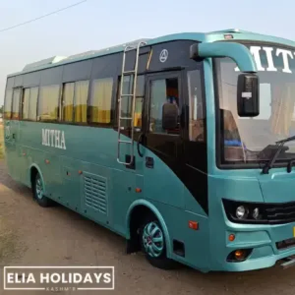 Book 27 seater mini bus in kashmir , online 27 seater mini bus in kashmir. 27 seater mini bus for kashmir tour , book online 27 seater mini bus for srinagar , gulmarg , sonmarg , pahalgam